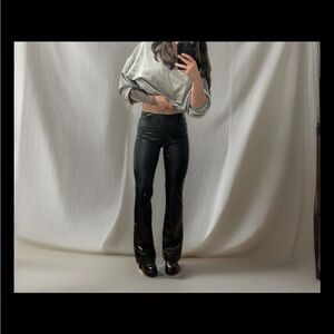 Black Leather Pants